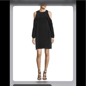 Kobi Halperin Raina Cold-Shoulder Silk Dress